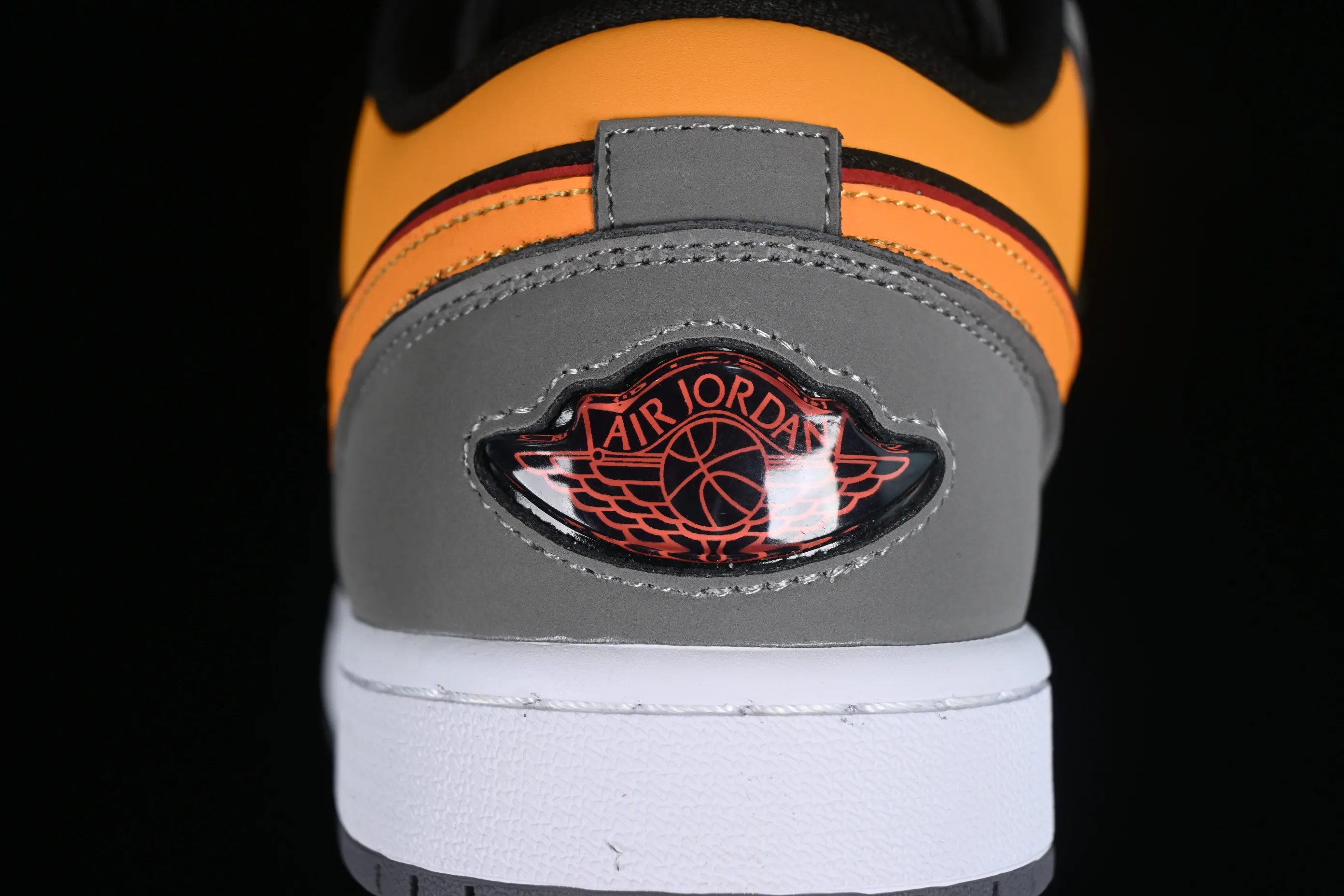 All categories Air Jordan Jordan series basketball shoes Air Jordan 1 Low Air Jordan 1 Low "Black Orange" AJ1 Joe 1 light stone black and yellow FN7308-008